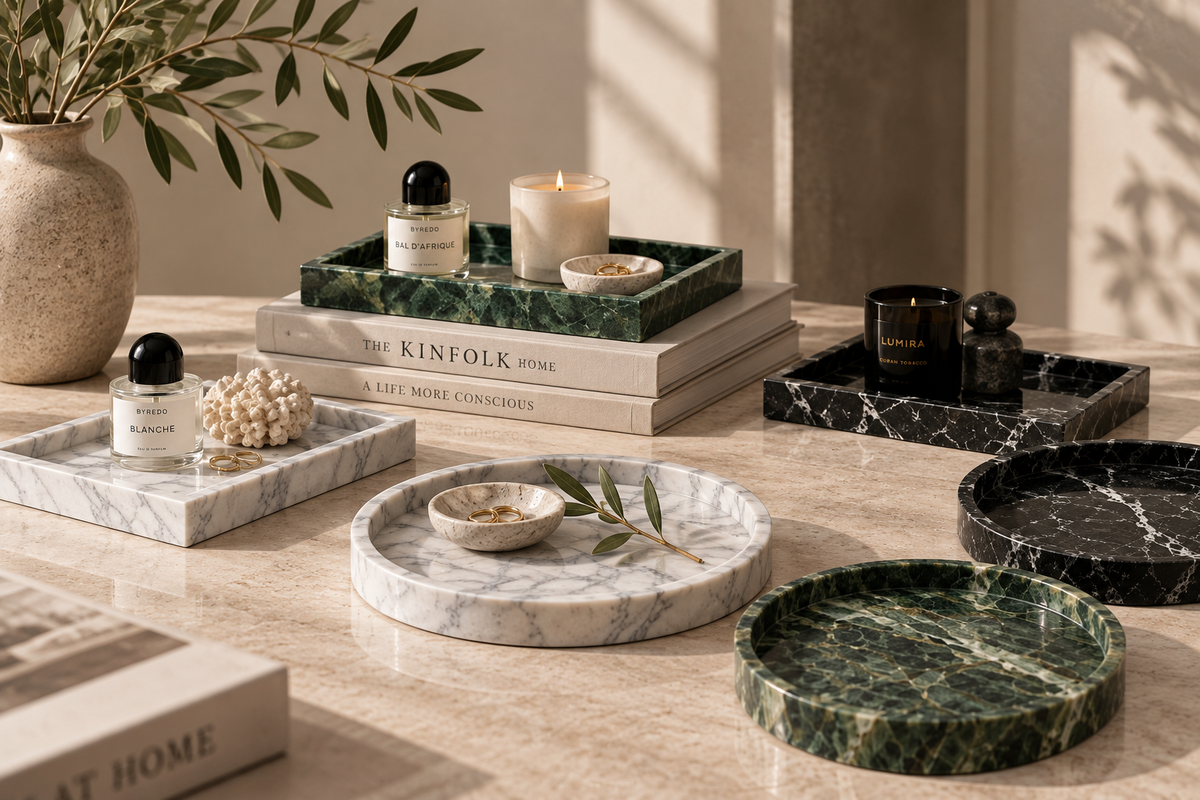 Marble Trays: Elegant Natural Stone for Everyday Living
