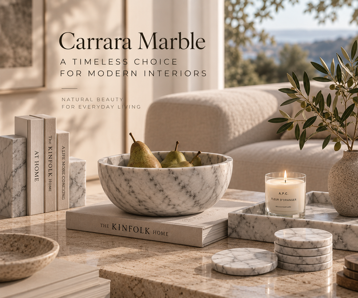Carrara Marble: A Timeless Choice for Modern Interiors