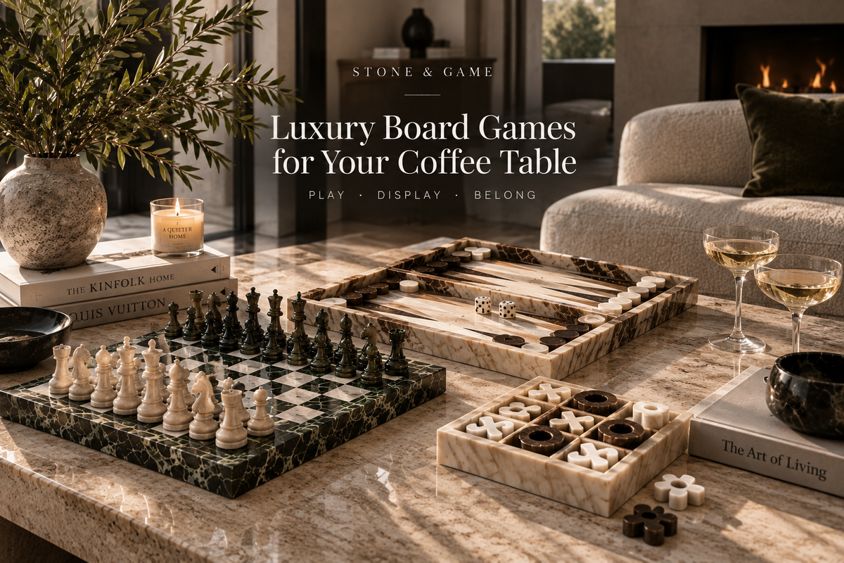 Luxury Board Games for Your Coffee Table