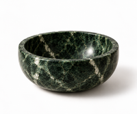 Handcrafted green marble decorative bowl – Stone & Gem