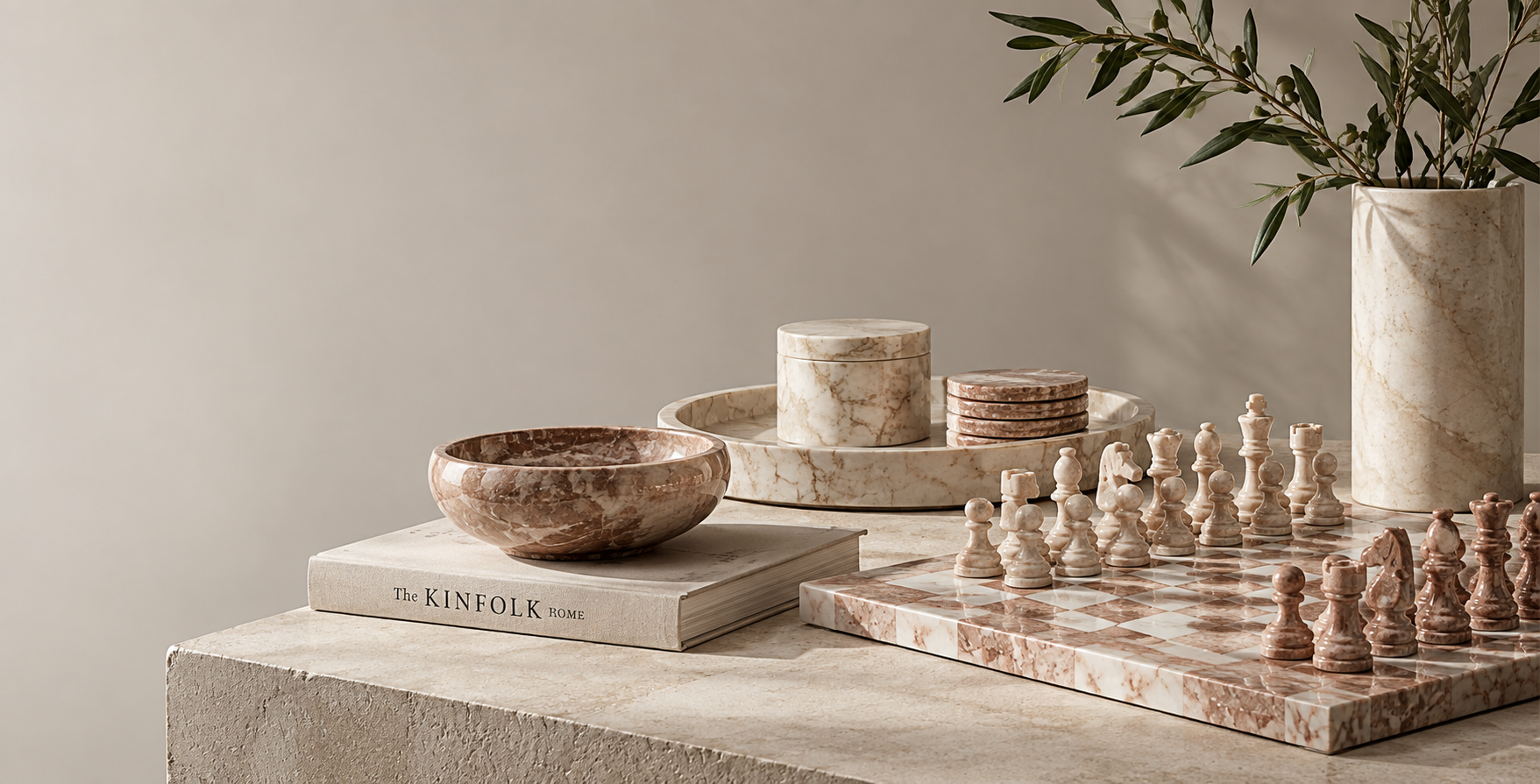 Stone & Game marble board games and home decor